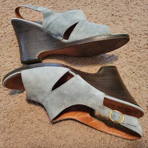 strappy wedge sandals 8M